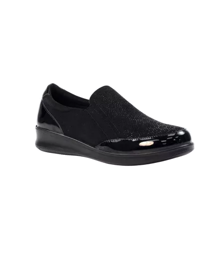 Mocassins Hattie Femme Noir Lunar