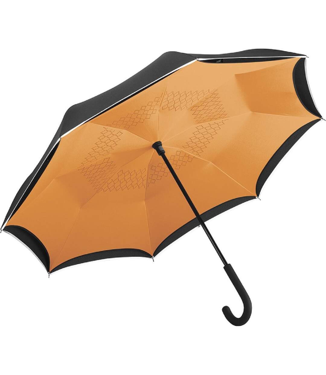 Parapluie standard FP7715 - noir et orange-1