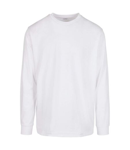 Sweat Manches Longues Adulte Blanc Build Your Brand