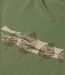 Mayflower NERVAL4 : Tee-shirt femme manches longues vert olive avec petit col V-4