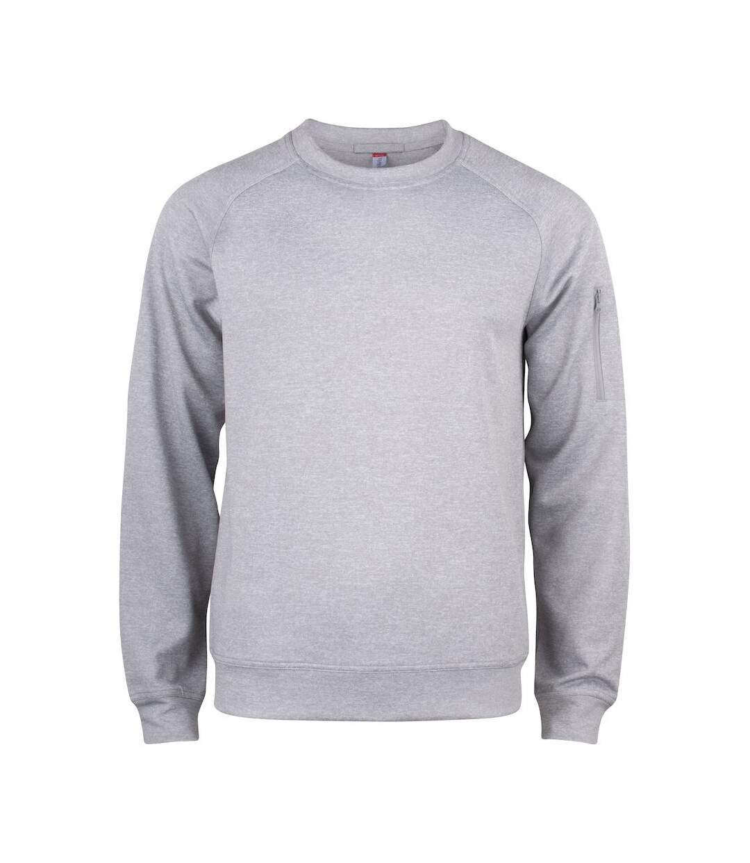 Sweat basic adulte gris chiné Clique