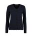 Kustom Kit Womens V-Neck Cardigan / Ladies Knitwear (Navy Blue) - UTBC2685