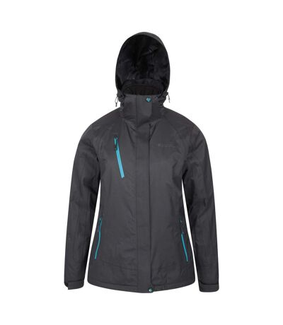 Womens/ladies bracken extreme 3 in 1 waterproof jacket jet black Mountain Warehouse