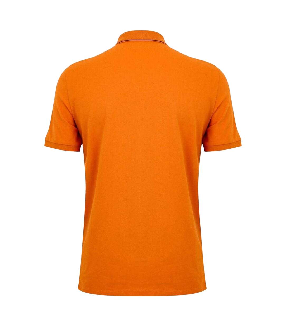 Mens Logo Cotton Polo Shirt Orange C.P. Company-2