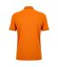 Mens Logo Cotton Polo Shirt Orange C.P. Company-2