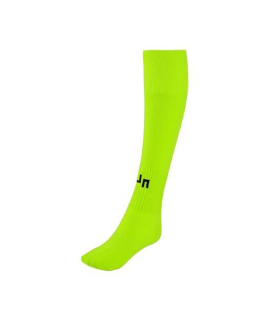 chaussettes sport unies - football - JN342 - jaune acide