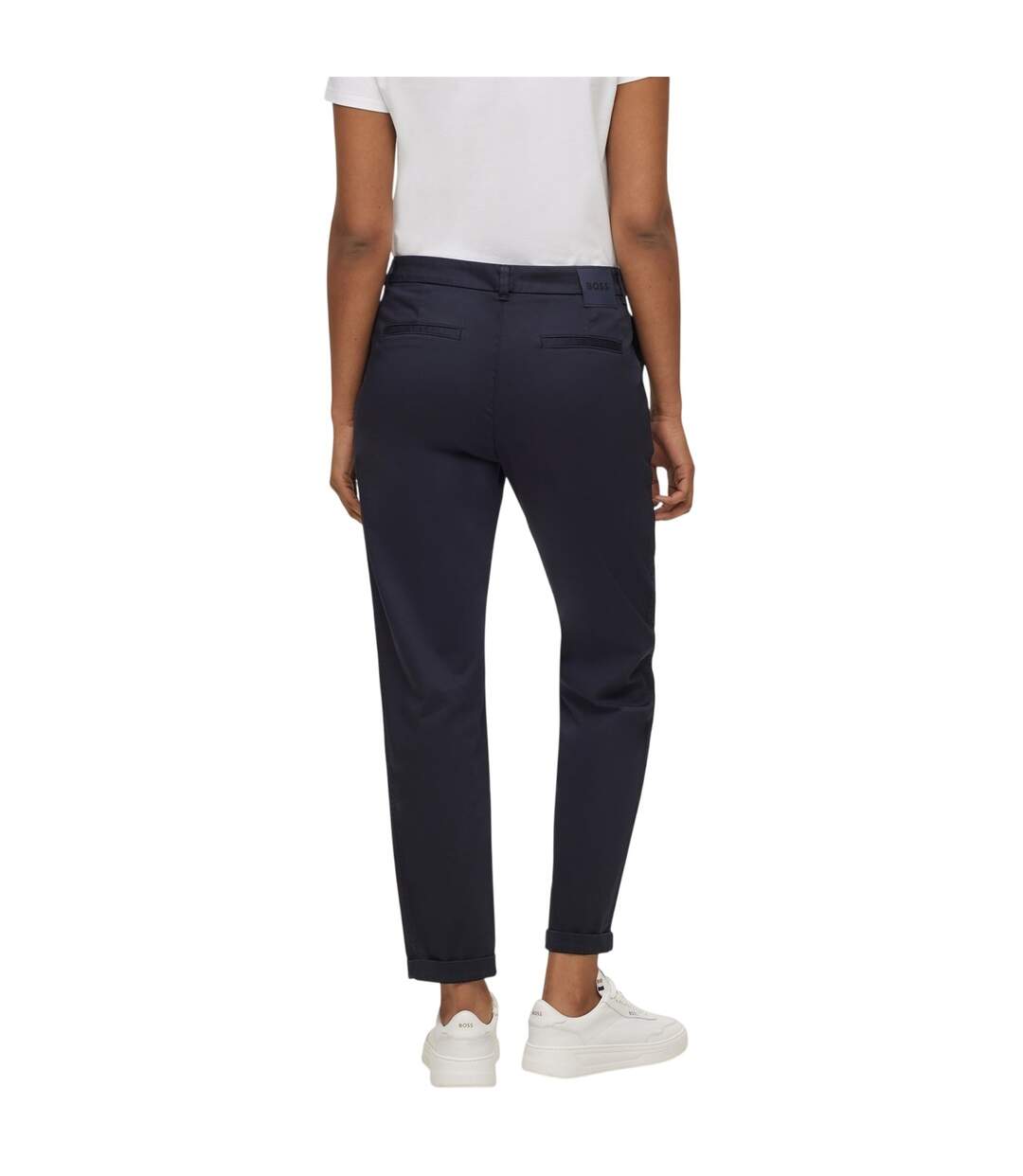 Chino Femme Bleu Moyen Boss-2