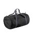 BagBase Packaway Barrel Bag / Duffle Water Resistant Travel Bag (32 Litres) (Black/Graphite) (One Size)