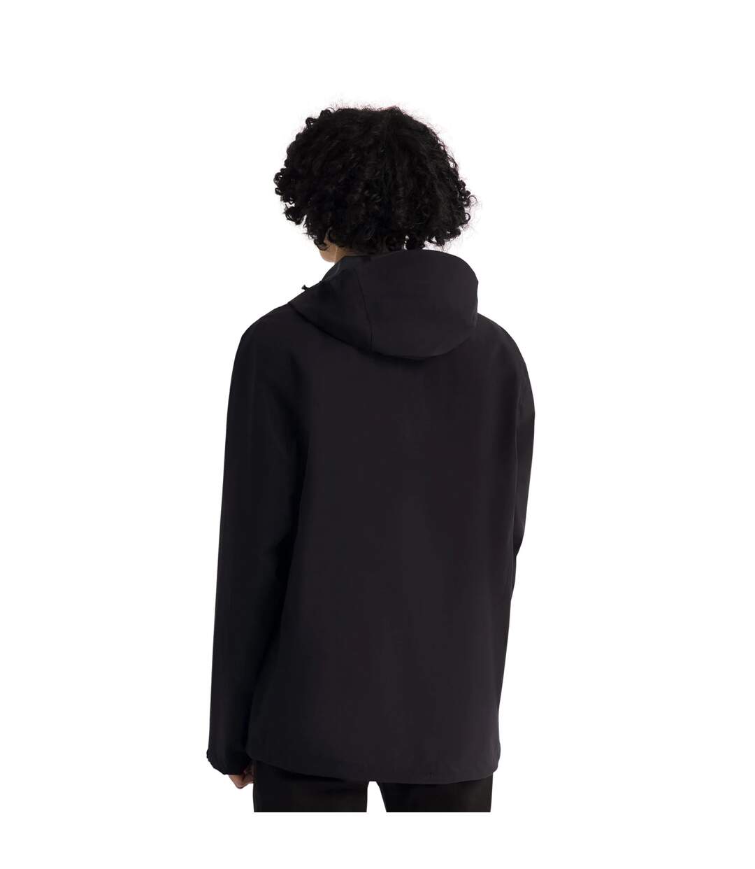 Veste Imperméable Unie À Capuche Ajustable Langais Homme Noir Trespass-4