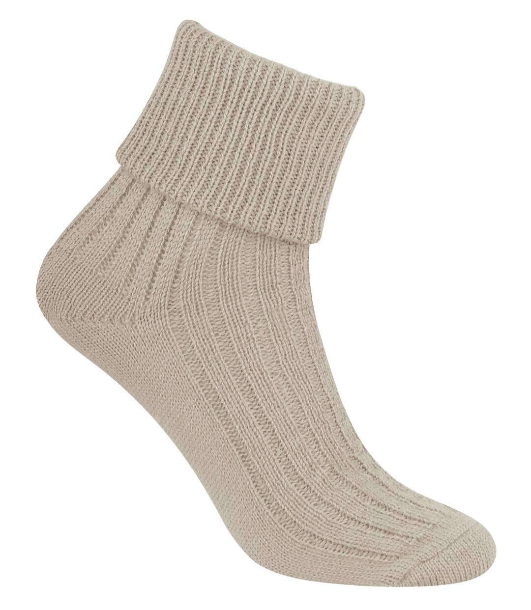 Steven - Femme Chaussettes Lit Laine Crew Chaudes | Chaussettes Douces Polaire-2