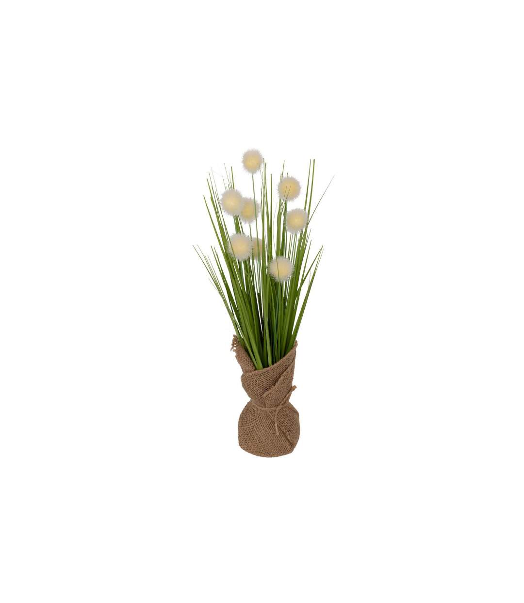 Plante Herbe Artificielle Avec Boules Lari 42cm Vert-1
