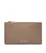 Portefeuille beige femme calvin klein jeans foil top zip-1