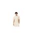 Mens Paris Logo Cotton T-shirt Cream Lacoste-1