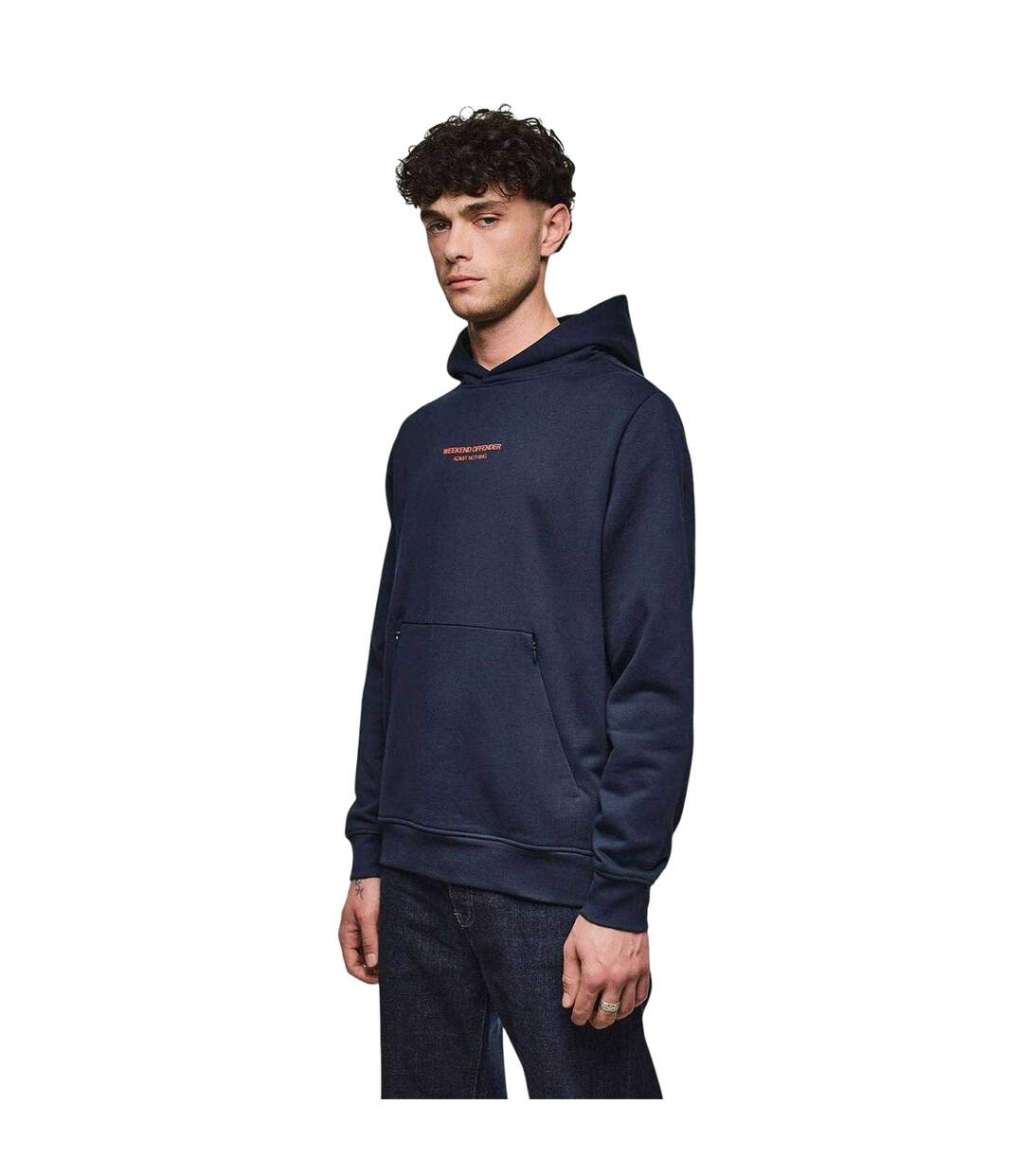 Mens Woan Hoodie Navy Weekend Offender-4