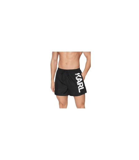 Short De Bain Motif/style Logo Homme Noir Karl Lagerfeld