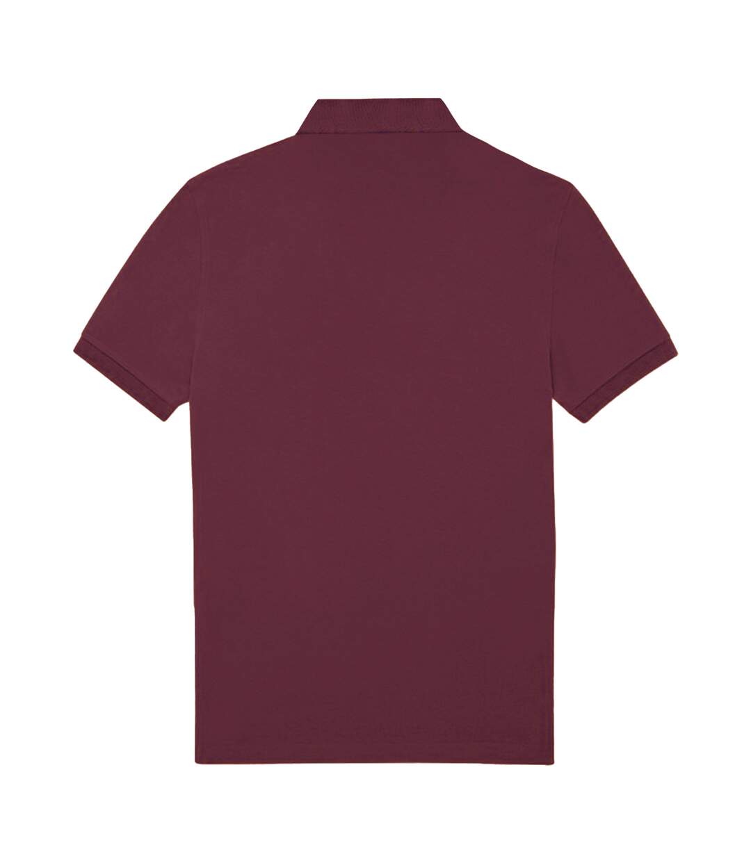 Polo homme bordeaux B&C