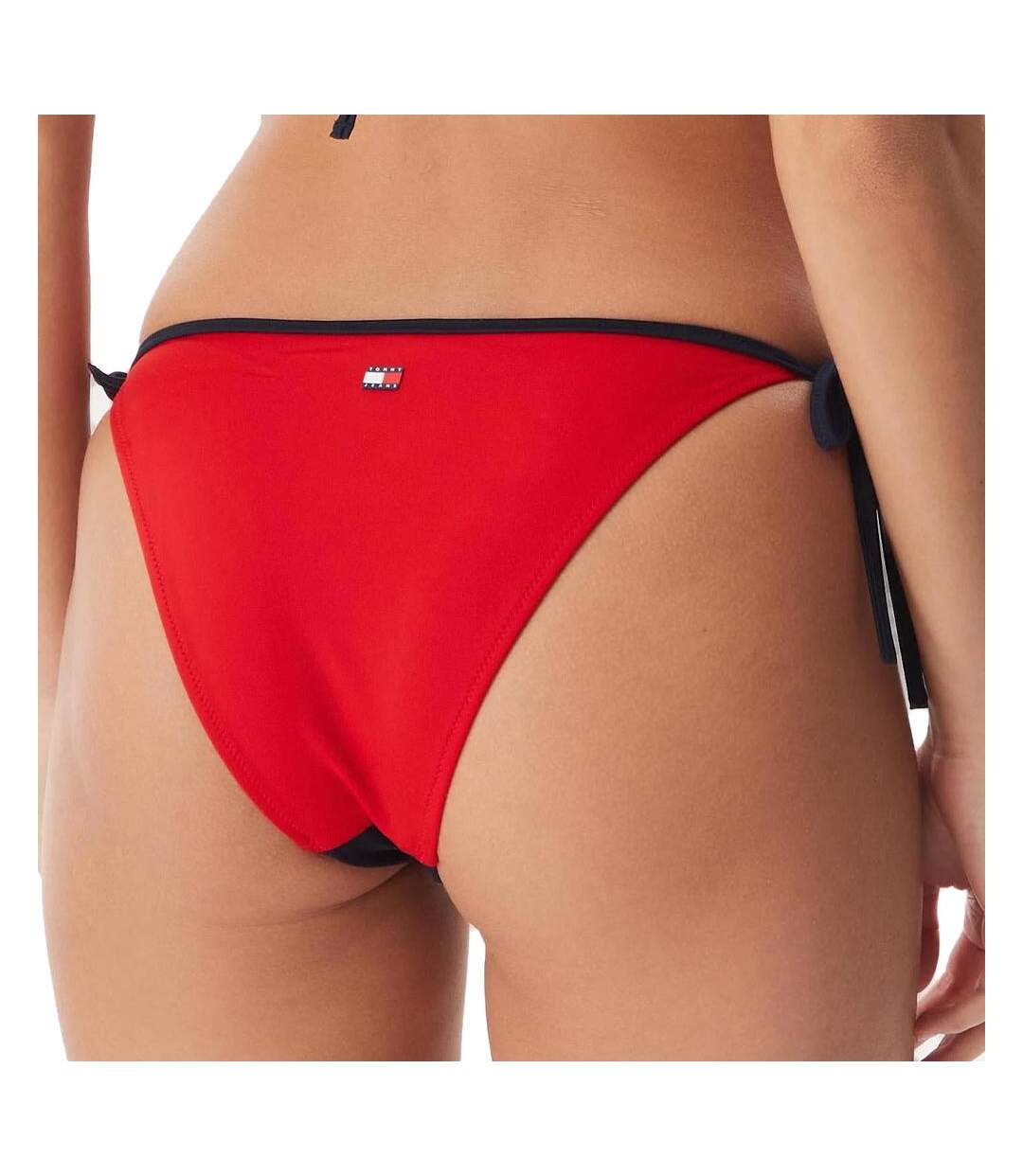 Bas de maillot de bain marine femme tommy hilfiger string side-2