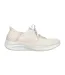 Womens/ladies Ultra Flex 3.0 Brilliant Path Slip-in Hands Free Sport Trainers Beige Cream Skechers-1