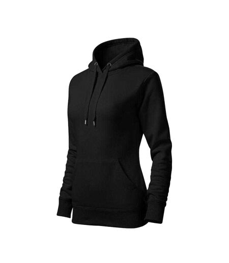 Sweat À Capuche Cape Free Femme Noir Malfini