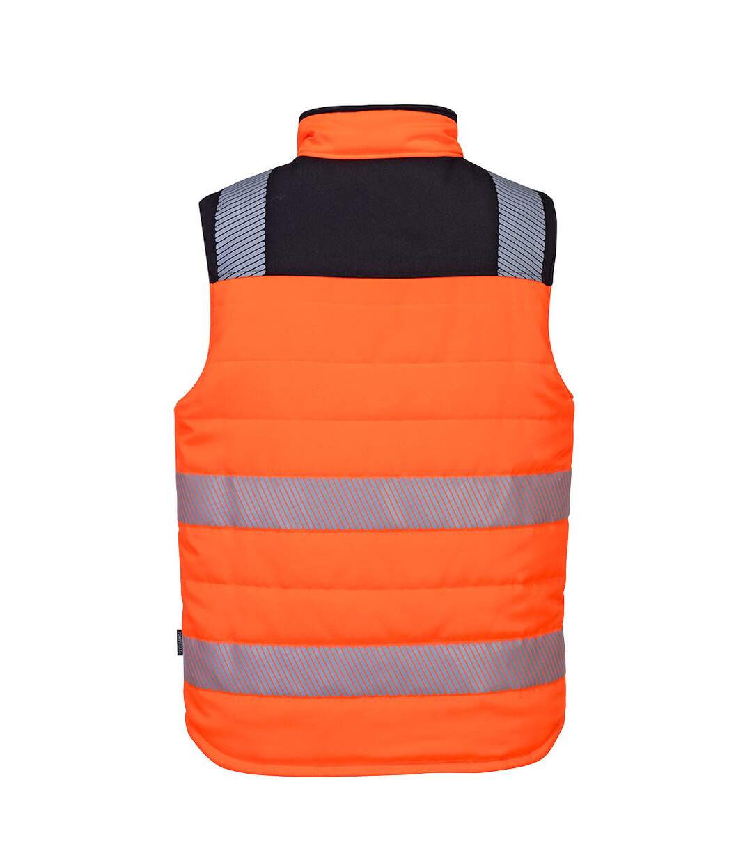 Mens pw3 reversible hi-vis safety body warmer orange/black Portwest-2