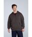 Mens Icon Logo Full Zip Hoodie Khaki Green Animal-1