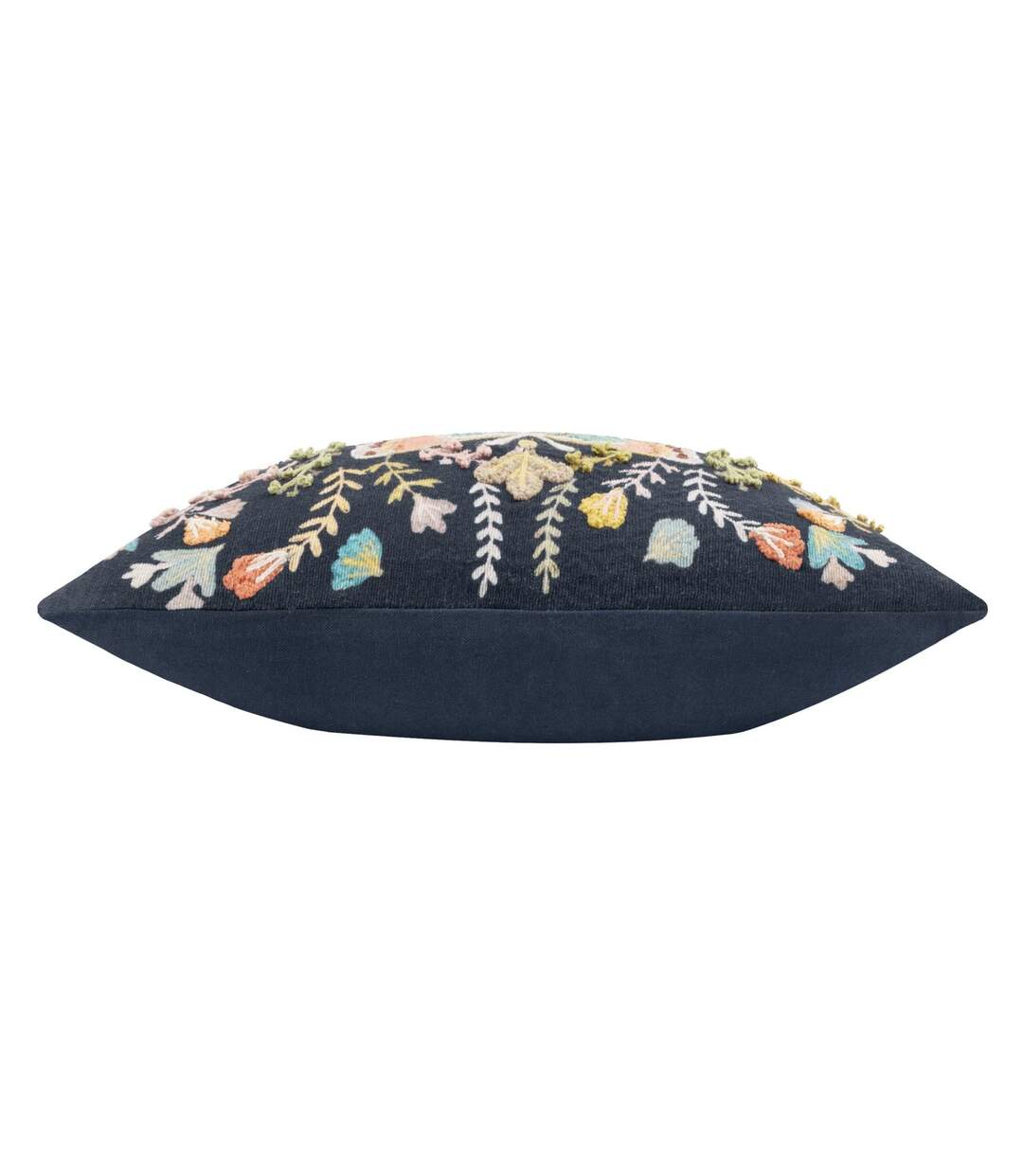 Mirrored embroidered butterfly cushion cover 50cm x 30cm midnight Wylder