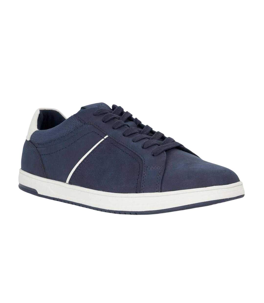 Mens Tazzy Logo Trainers Navy Dune London-4