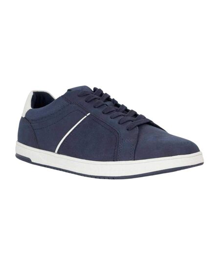 Mens Tazzy Logo Trainers Navy Dune London