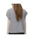 Gilet sans manches maille femme gris vero moda  highneck-2
