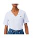 T-Shirt bleu femme lacoste relaxed-1
