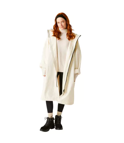 Peignoir À Langer Imperméable Femme Blanc Regatta