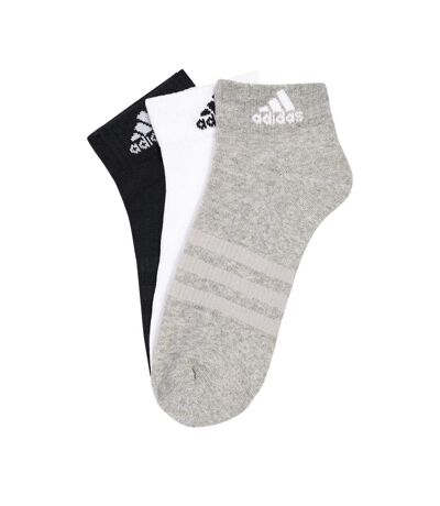 3 x Paires de Chaussettes Grises/Noires/Blanches Adidas Spw - 37/39