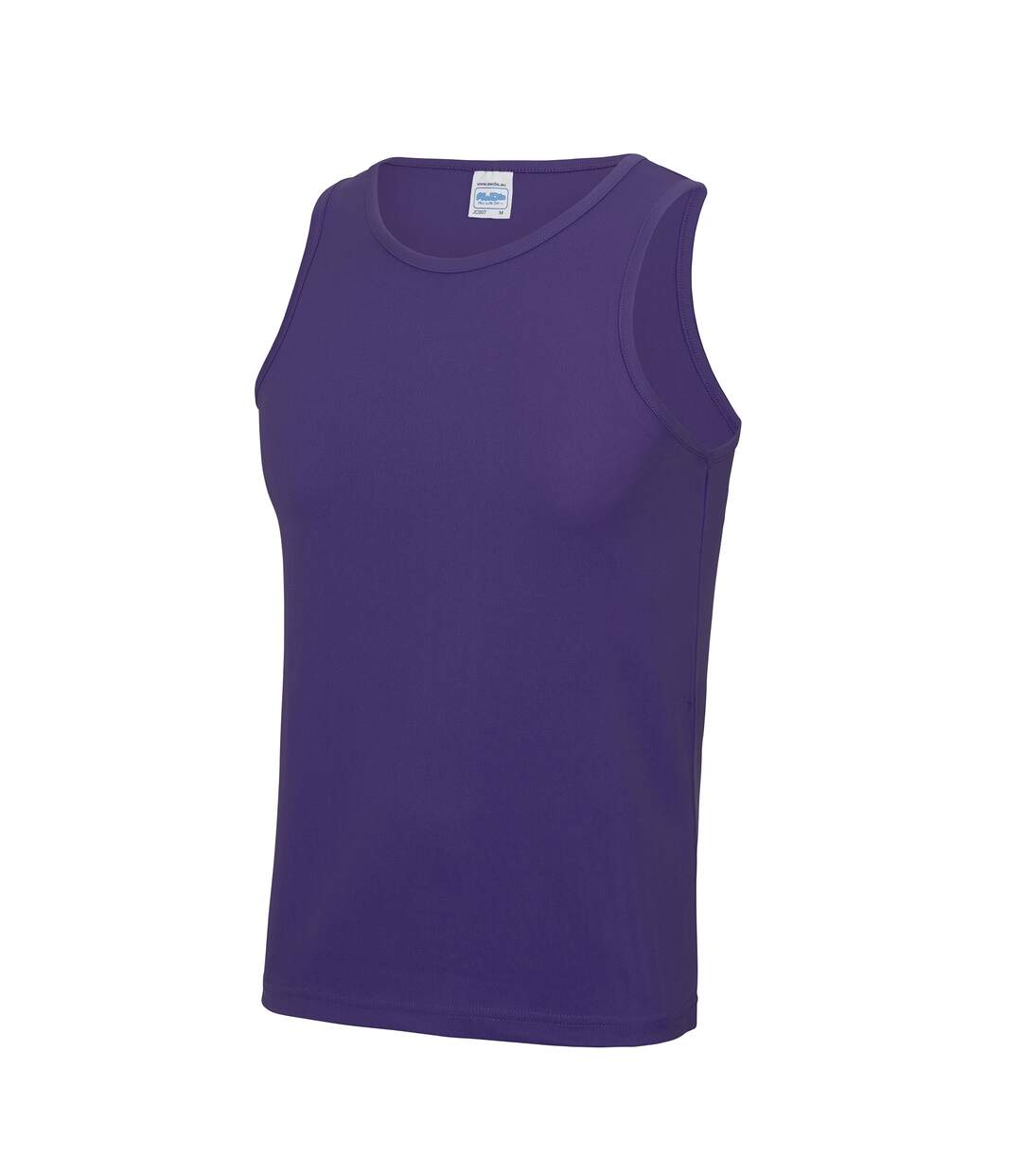Just Cool Mens Sports Gym Plain Tank/Vest Top (Purple)