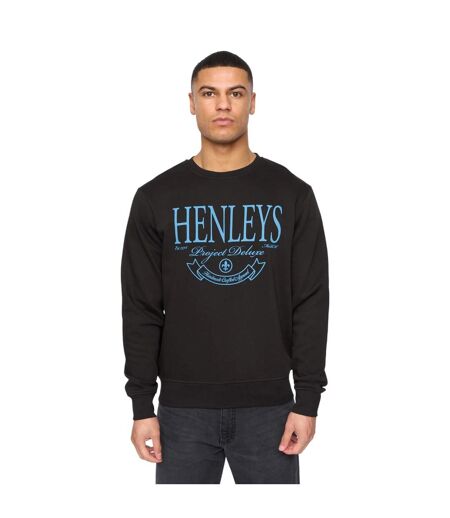 Sweat henbank homme noir Henleys