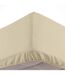 Drap Housse Uni Linella 140x190cm Ivoire-1