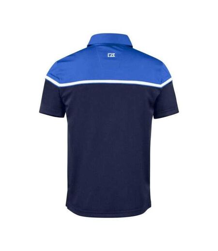 Polo Motif/style Blocs De Couleurs Seabeck Homme Bleu Marine Foncé Bleu Roi Cutter & Buck