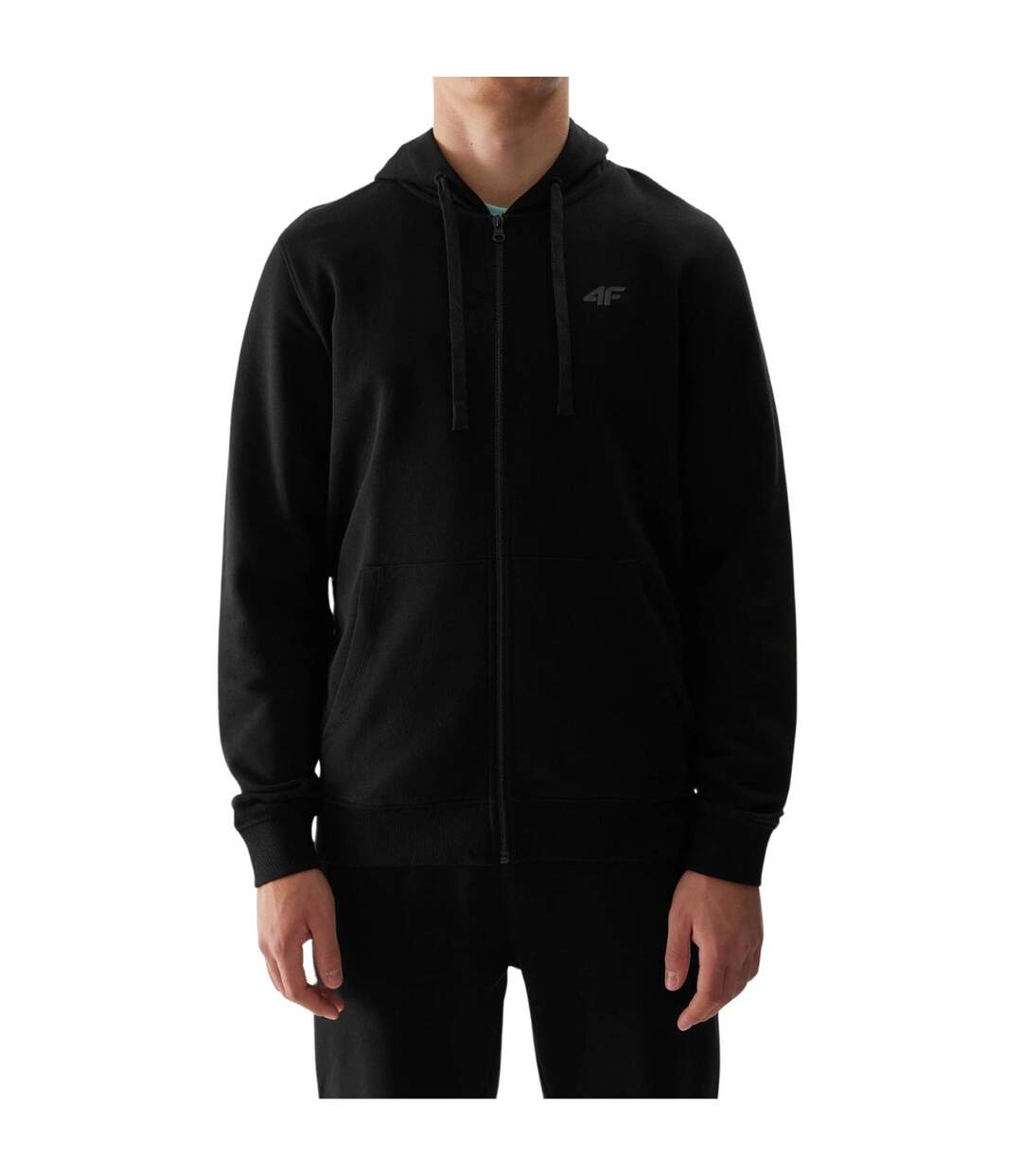 Veste À Capuche Wss24tswsm0951 Homme Noir 4F-1