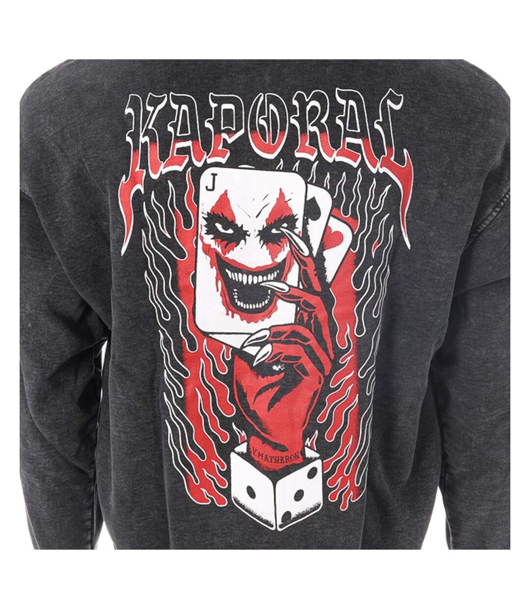 Sweat à capuche gris homme kaporal vince - xxl-3