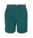 Mens Tech Contrast Tennis Shorts Forest Green Slazenger-1