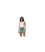 Mini Jupe Motif/style Cargo Femme Vieux Bleu Off-White-1