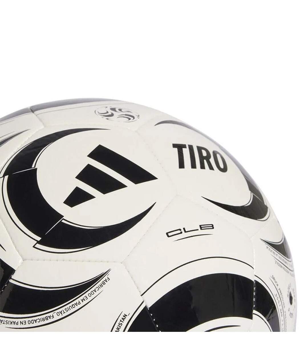 Ballon De Foot Tiro Club Taille 4 Blanc Adidas-3