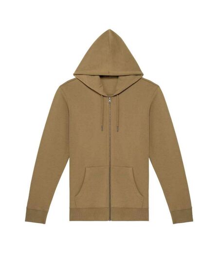 Native Spirit Unisex Adult Full Zip Hoodie (Light Olive)