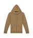 Native Spirit Unisex Adult Full Zip Hoodie (Light Olive)