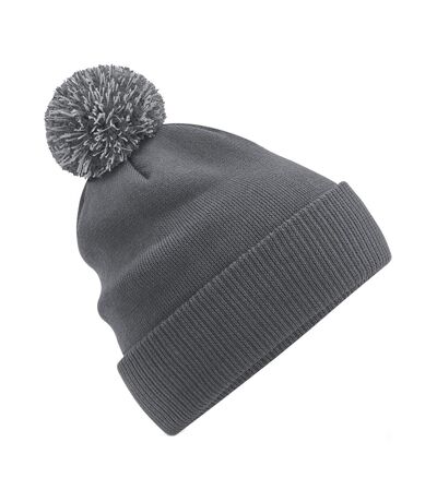 Beechfield - Bonnet SNOWSTAR (Gris foncé / Gris clair) - UTRW8435