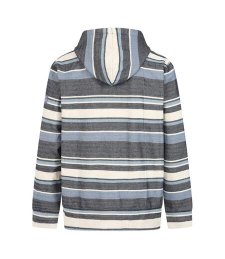 Veste À Capuche Motif/style Texturé Homme Bleu Marine Lazy Jacks