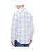 Chemise Manches Longues Bleu/Blanc Homme Tommy Hilfiger Poplin Check - L