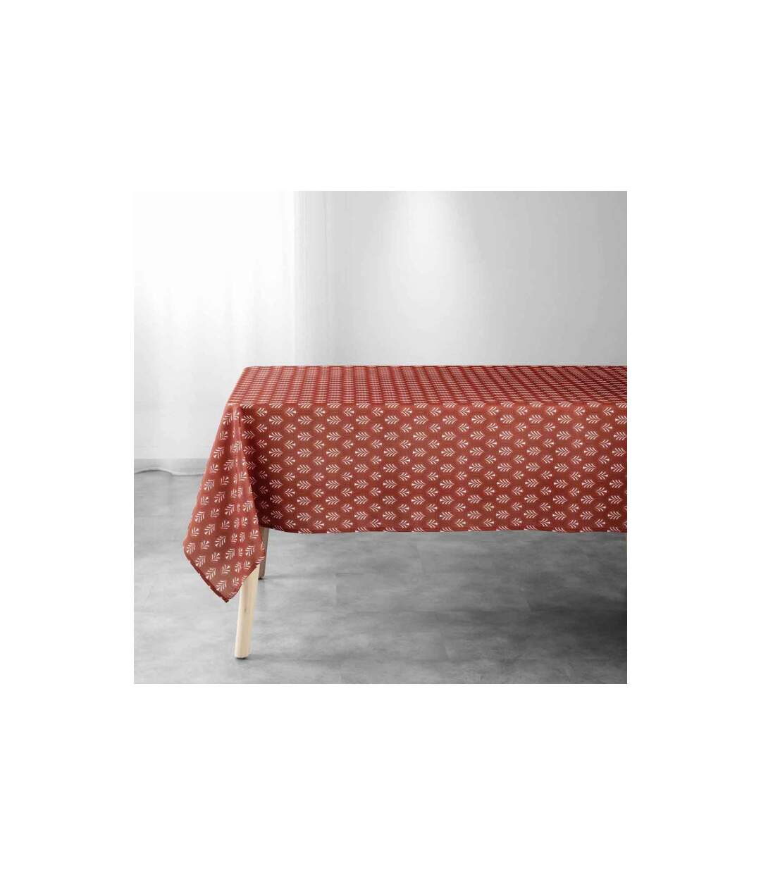 Nappe Imprimée Manuella 145x240cm Terracotta