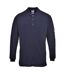 Portwest Mens Flame Resistant Anti-Static Long-Sleeved Polo Shirt (Navy) - UTPW540