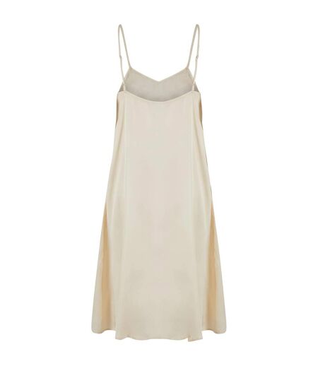 Robe À Bretelles Femme Sable Blanc Urban Classics