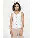 Gilet sans manches boutons dorés-1